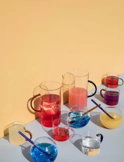 Glass with straw Magaluf 2-pack - Martiniglas & Cocktailglas