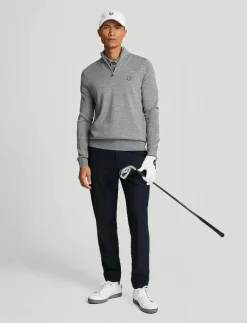 Golf Quarter Zip Merino Jumper - Stickat