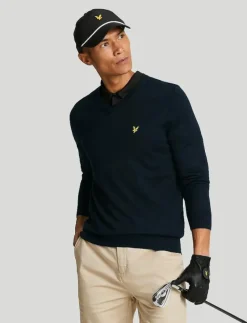Golf V Neck Pullover - Stickat