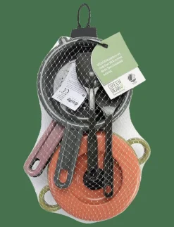 GREEN BEAN POT-SIEVE-PAN 7 PCS - Tillbehör till leksakskök