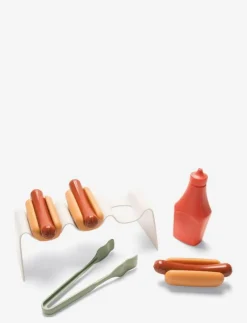 GREEN GARDEN HOTDOG SET IN BOX - Leksaksmat & Leksakstårtor