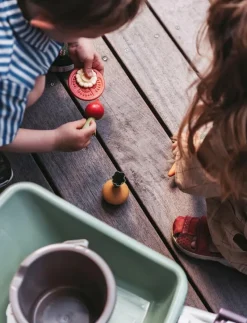 green garden wheelbarrow set -plastic wheels - Trädgårdsredskap