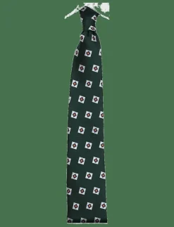 Green Triple Square Silk Tie - Slipsar