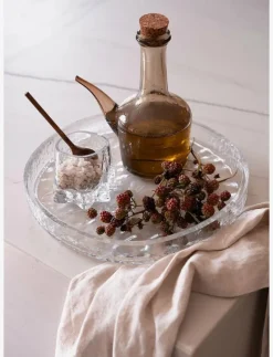 Gry Platter 28cm Clear - Serveringsfat & Uppläggningsfat