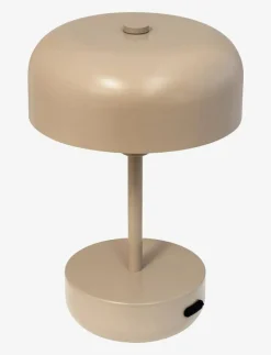 Haipot brun LED genopladelig bordlampe - Bordslampor