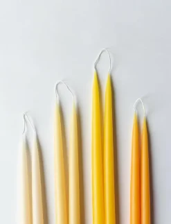 Hand Dipped Candles, 4 pack - Kronljus