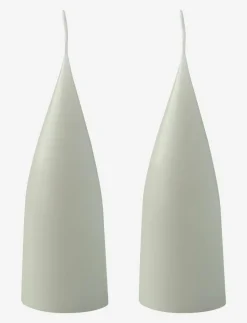Hand Dipped Cone-Shaped Candles, 2 pack - Blockljus