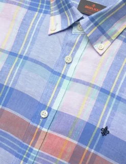 Happy Linen Check Shirt-Classic Fit - Rutiga skjortor