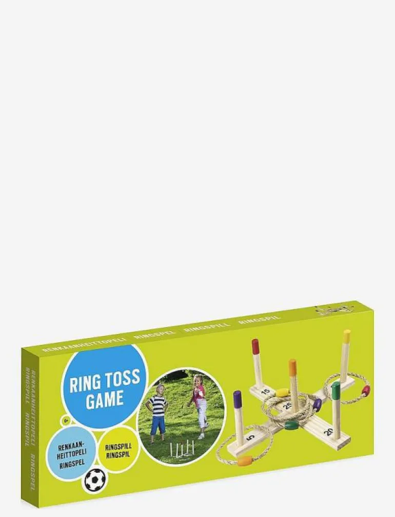 HAPPY SUMMER Ring Toss Game Wood - Utomhusspel & Sport