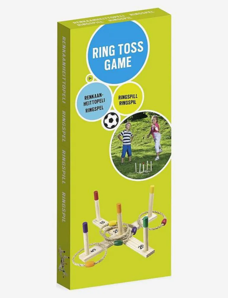 HAPPY SUMMER Ring Toss Game Wood - Utomhusspel & Sport