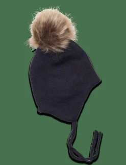 Hat w. detachable fake fur - Vintermössor