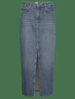 Hattie Rigid Denim Skirt - Midi kjolar