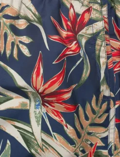 HAWAIIAN PRINT 16 SWIM SHORT - Badbyxor