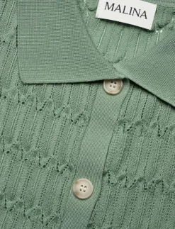 Hele Long Structure Knitted Vest - Stickade västar