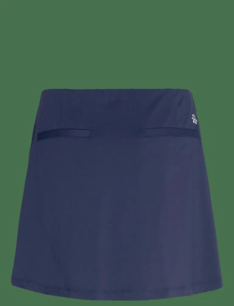 HIGH WAIST COLOUR BLOCK SKORT 16" - Kjolar
