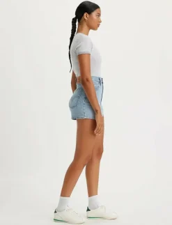 HIGH WAISTED MOM SHORT LIGHT T - Jeansshorts