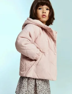 Hood puffer coat - Quiltad jacka