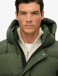HOODED SPORTS PUFFER MID JKT - Fodrade jackor