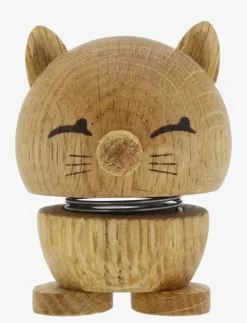 Hoptimist Cat - Träfigurer
