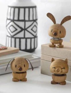 Hoptimist Dog - Träfigurer
