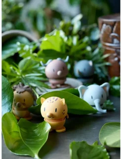 Hoptimist Soft Elephant S Grey - Skulpturer & Porslinsfigurer