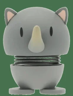 Hoptimist Soft Rhino S Grey - Skulpturer & Porslinsfigurer