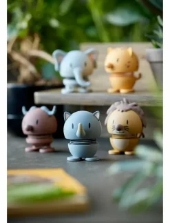 Hoptimist Soft Rhino S Grey - Skulpturer & Porslinsfigurer