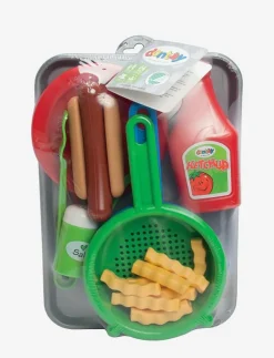 HOTDOG SET ON TRAY 22 PCS - Tillbehör till leksakskök