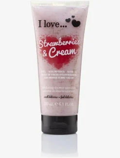 I Love Exfoliating Shower Smoothie Strawberries Cream 200ml - Kroppsvård