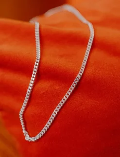 IX Curb Chain Silver - Kedjehalsband
