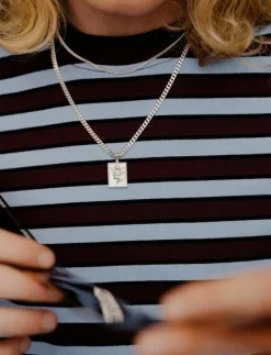 IX Curb Chain Silver - Kedjehalsband