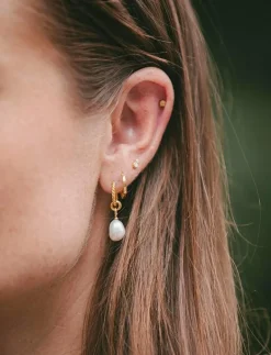 IX Ocean Pearl Earrings - Hängande örhängen