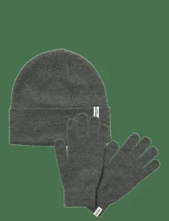 JACCOOPER BEANIE AND GLOVES GIFTBOX - Fingervantar