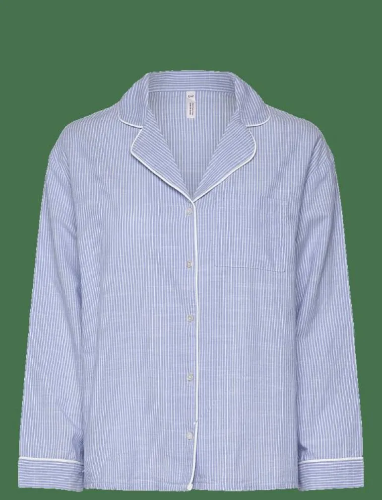 JACKET LS COTTON STRIPE - Överdelar
