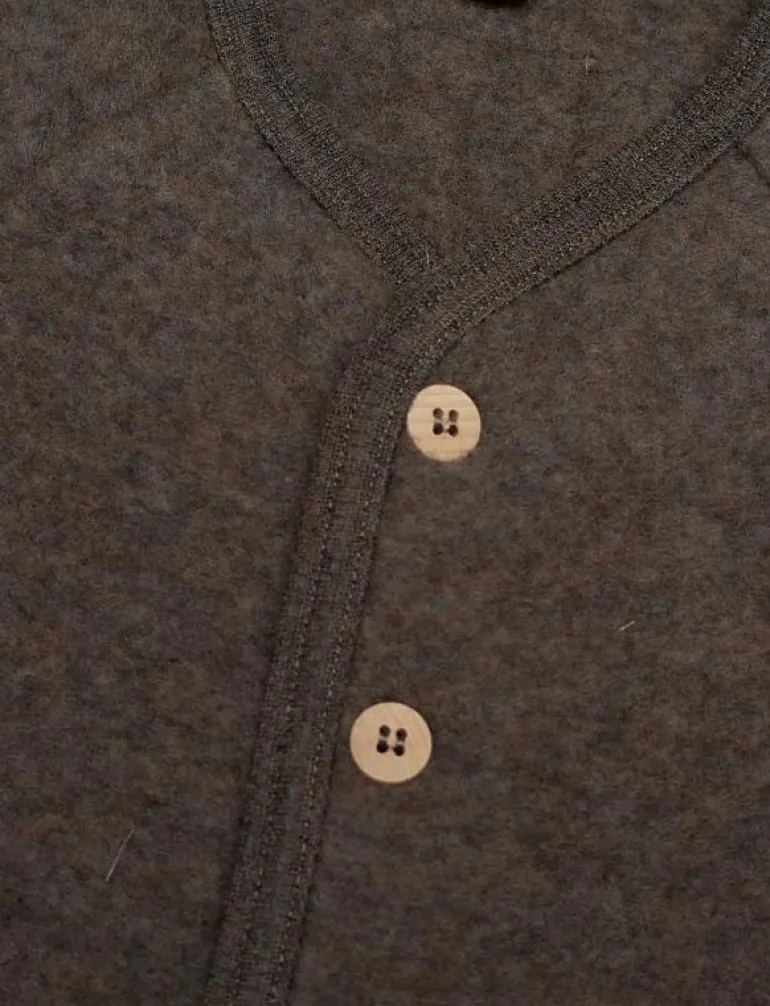Jacket Wool Fleece w. Buttons - Jackor