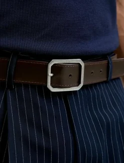 JACSQUARE LEATHER BELT STYD AW 25 - Skärp