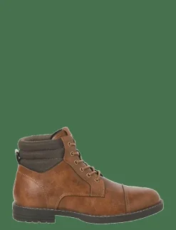 JFWDEWSBURY PU BOOT - Kängor med snörning