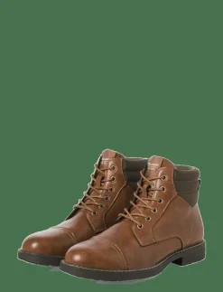 JFWDEWSBURY PU BOOT - Kängor med snörning