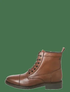 JFWWENTWORTH LEATHER BOOT LN - Kängor med snörning