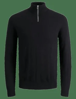 JJEEMIL KNIT HALF ZIP NOOS - Stickat