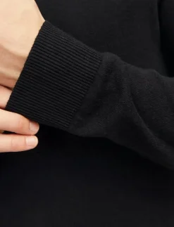 JJEEMIL KNIT HALF ZIP NOOS - Stickat