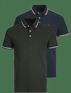 JJEPAULOS POLO SS 2PK MP NOOS - Kortärmade pikéer