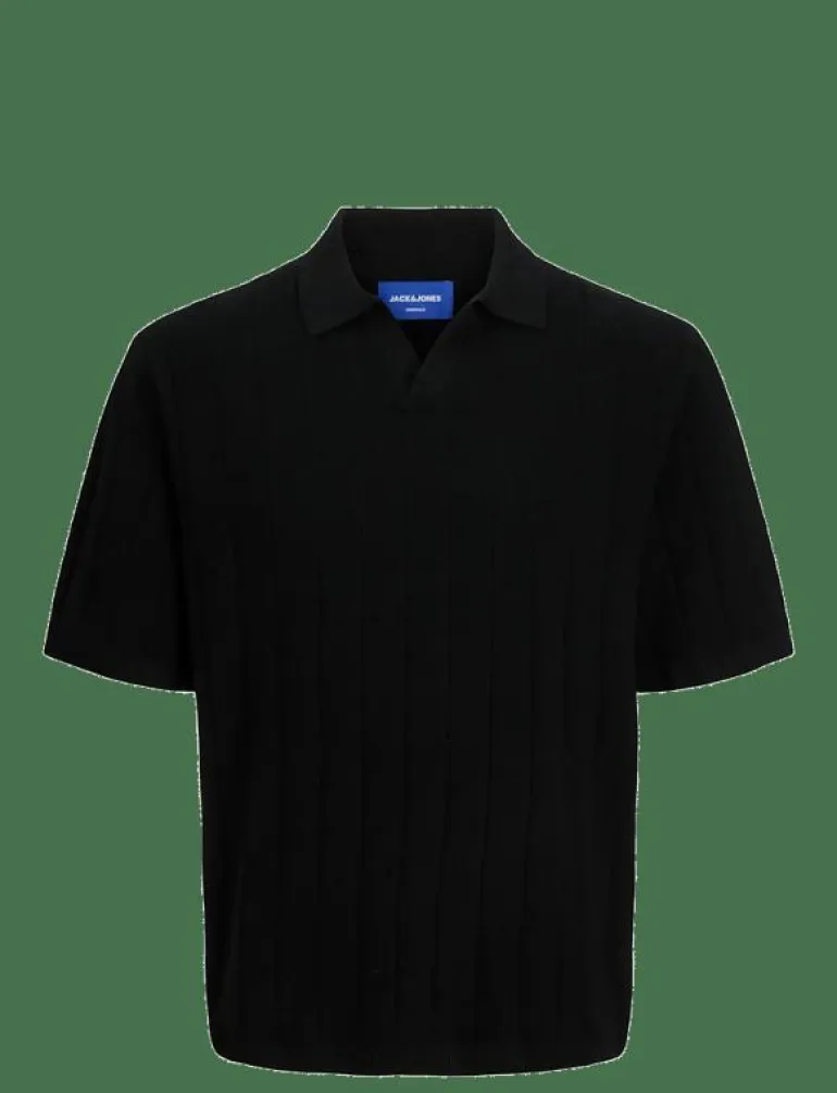 JORVARENNA KNIT SS SPLIT NECK - Kortärmade pikéer