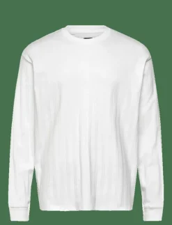 JPRBLAKOLE LS DROP NEEDLE TEE STYD AW24 - Långärmade t-shirts