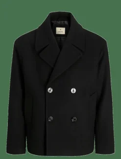 JPRBLUASHER WOOL BLEND PEACOAT - Ullkappor