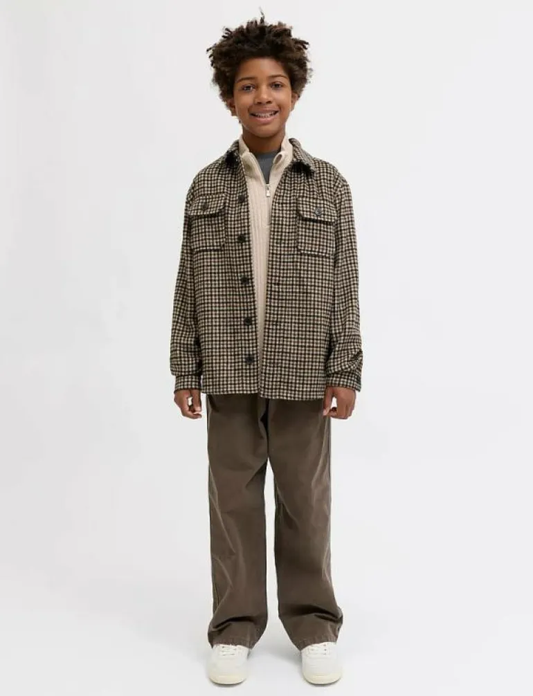 JPRBLUBARKLEY KNIT HALF ZIP JNR - Stickade tröjor