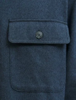 JPRRAYLE MELANGE SOLID L/S OVERSHIRT SN - Jackor & rockar