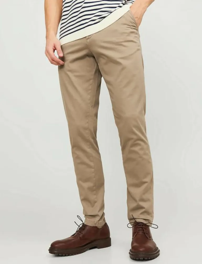 JPSTMARCO BOWIE SA BEIGE NOOS - Chinos
