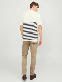 JPSTMARCO BOWIE SA BEIGE NOOS - Chinos