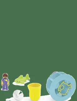 JUNIOR Aqua Water Wheel with Baby Shark - 71688 - Playmobil 1.2.3 Aqua